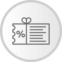 Gift Voucher Vector Icon