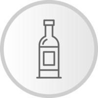 icono de vector de botella de vino