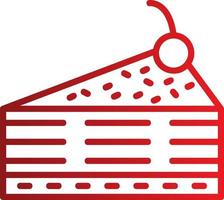 Cake Slice Vector Icon