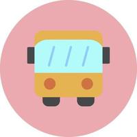 icono de vector de bus