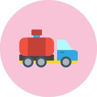 Water Tanker Vector Icon