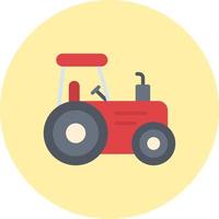 icono de vector de tractor