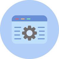 Browser Settings Vector Icon