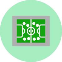 icono de vector de campo de fútbol