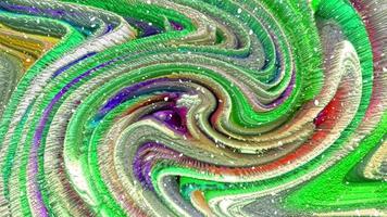 animation colorée abstraite. fond liquide multicolore. belle texture dégradée, fond multicolore abstrait en mouvement video