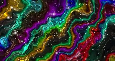 Abstract colorful animation. Multicolor liquid background. Beautiful gradient texture, Moving abstract multicolored background video