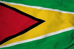 Flag of Guyana in 3D rendering photo