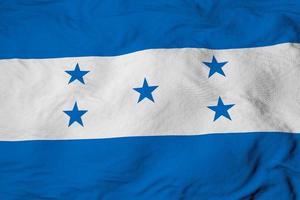 bandera de honduras en renderizado 3d foto