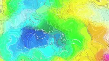 Abstract colorful animation. Multicolor liquid background. Beautiful gradient texture, Moving abstract multicolored background video