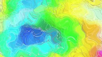 animazione colorata astratta. sfondo liquido multicolore. bella trama sfumata, sfondo multicolore astratto in movimento video