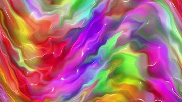 Abstract colorful animation. Multicolor liquid background. Beautiful gradient texture, Moving abstract multicolored background video