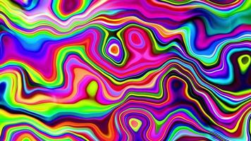 Abstract colorful animation. Multicolor liquid background. Beautiful gradient texture, Moving abstract multicolored background video