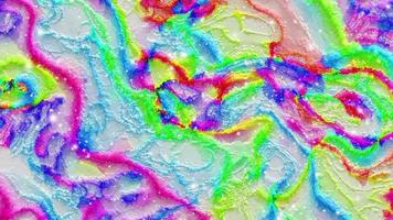 animazione colorata astratta. sfondo liquido multicolore. bella trama sfumata, sfondo multicolore astratto in movimento video