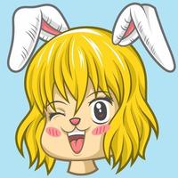 Carrot kawai chibi cute, onepiece anime. vector design and doodle art. for icon, logo, collection and others.