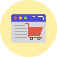 Online Shoping Vector Icon
