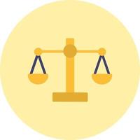 Justice Scale Vector Icon