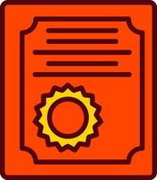 Certificate Vector Icon