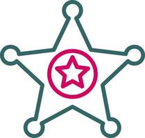 Justice Sheriff Vector Icon