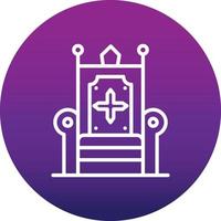 Throne Vector Icon