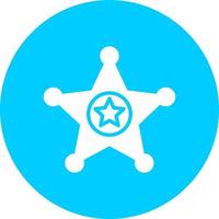 Justice Sheriff Vector Icon