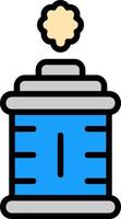 Tear Gas Vector Icon Design