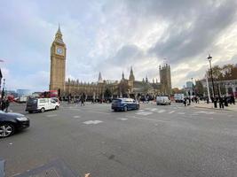 londres en el reino unido en diciembre de 2022. una vista de westminster en londres foto