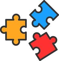 Puzzle Vector Icon Design