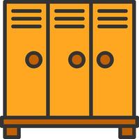 Locker Vector Icon Design