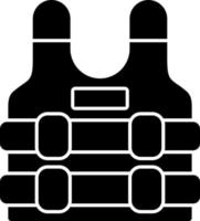 Bulletproof Vest Vector Icon Design