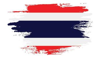 Abstract  Thailand grunge flag vector