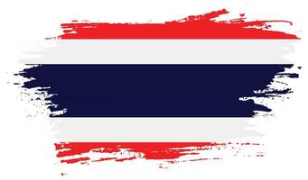 Colorful Thailand grunge flag vector