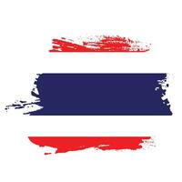 Texture effect Thailand flag vector