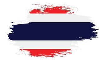 Professional Thailand grunge flag vector