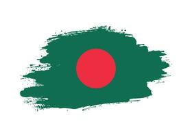 Bangladesh distressed grunge flag vector