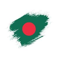 angustiado bangladesh grunge textura bandera vector