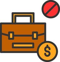 Job Loss Vector Icon Design