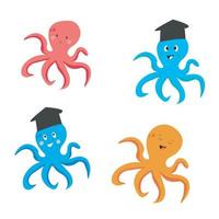 Mermaid Octopus Illustration vector