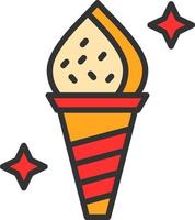 Ice Cream Vector Icon Design