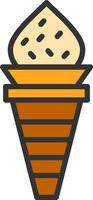 Ice Cream Vector Icon Design