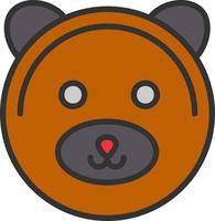 Bear Vector Icon Design