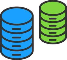 Database Vector Icon Design