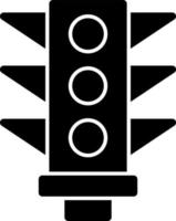 Traffic Signal Vector Icon Design