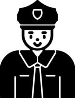 Policeman Vector Icon Design