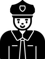 Policeman Vector Icon Design