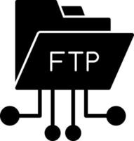 diseño de icono de vector ftp