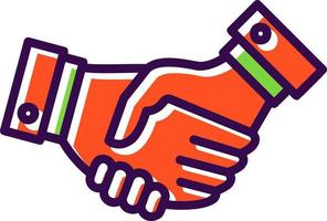 Handshake Vector Icon Design