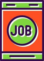 Job Search Vector Icon Design