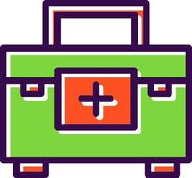 First Aid Kit Vector Icon Design