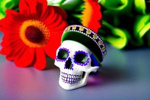 Dia de los Muertos, traditional Mexican cultural festival. Deads day. photo