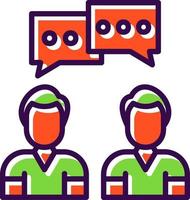 Conversation Vector Icon Design